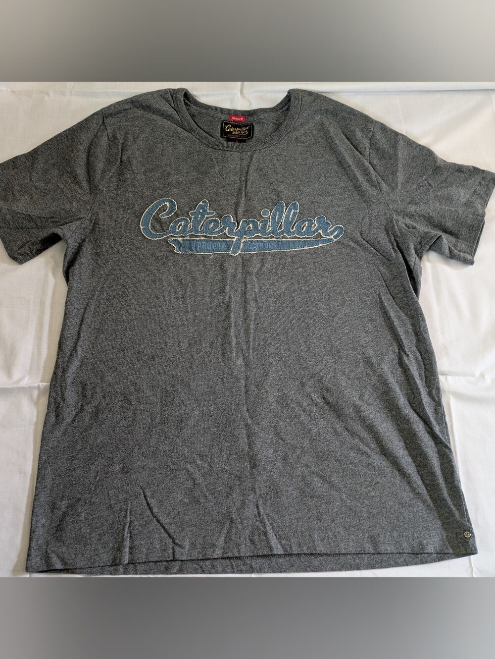Caterpillar Distressed Logo Graphic T-Shirt Peoria Illinois